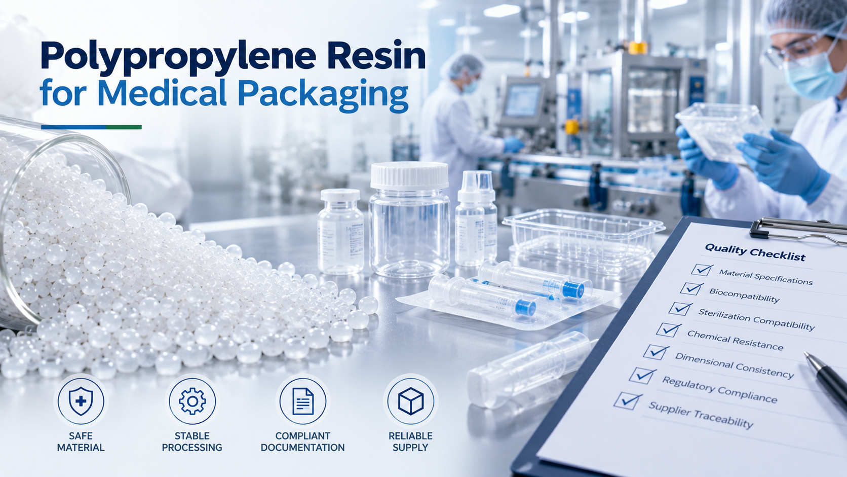 Polypropylene Resin for Medical Packaging: What Buyers Should Verify Before Grade Approval