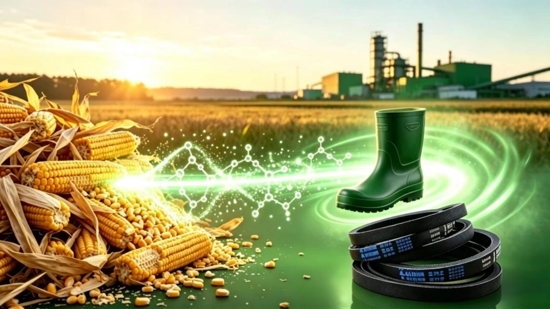 Bio-Based Itaconate Rubber: Exploring Sustainable Material Development for Rubber Transmission Belts