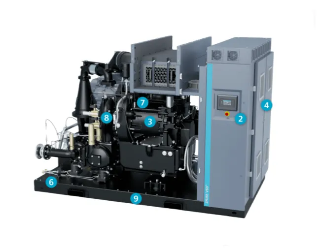 Atlas Copco ZR/ZT 200-355 VSD⁺ Oil-free screw air compressors-