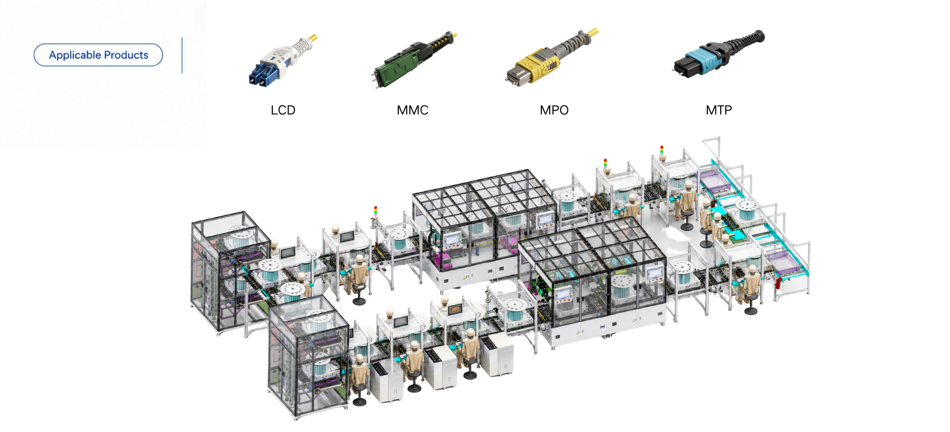 Semi-Automatic Fiber Optic Assembly Equipment