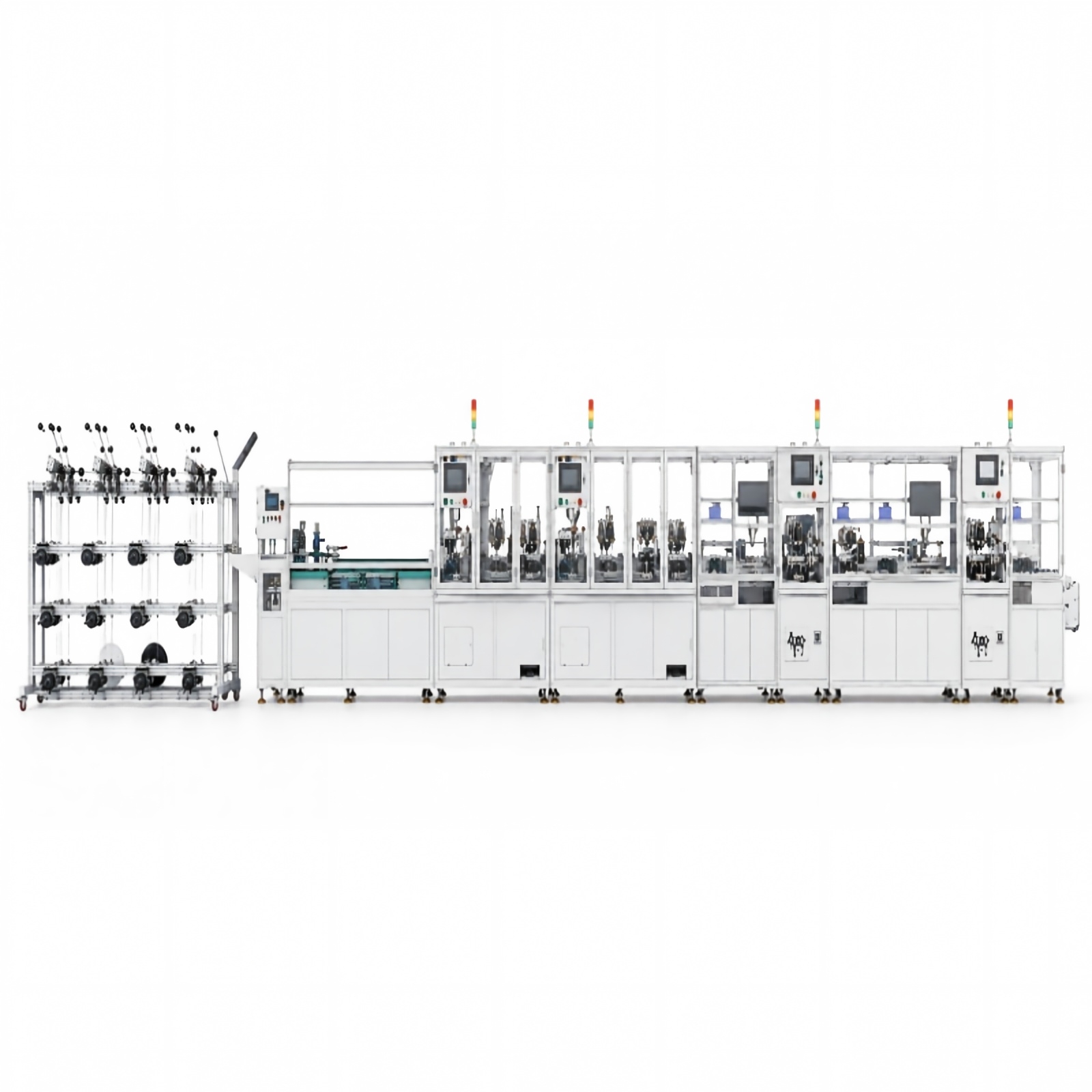 Fully Automatic MCIO High-Speed Cable Wire Preparing & Hot Bar Soldering Line