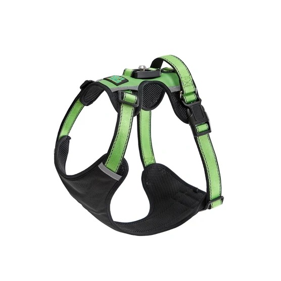 one-hand dog harness in use