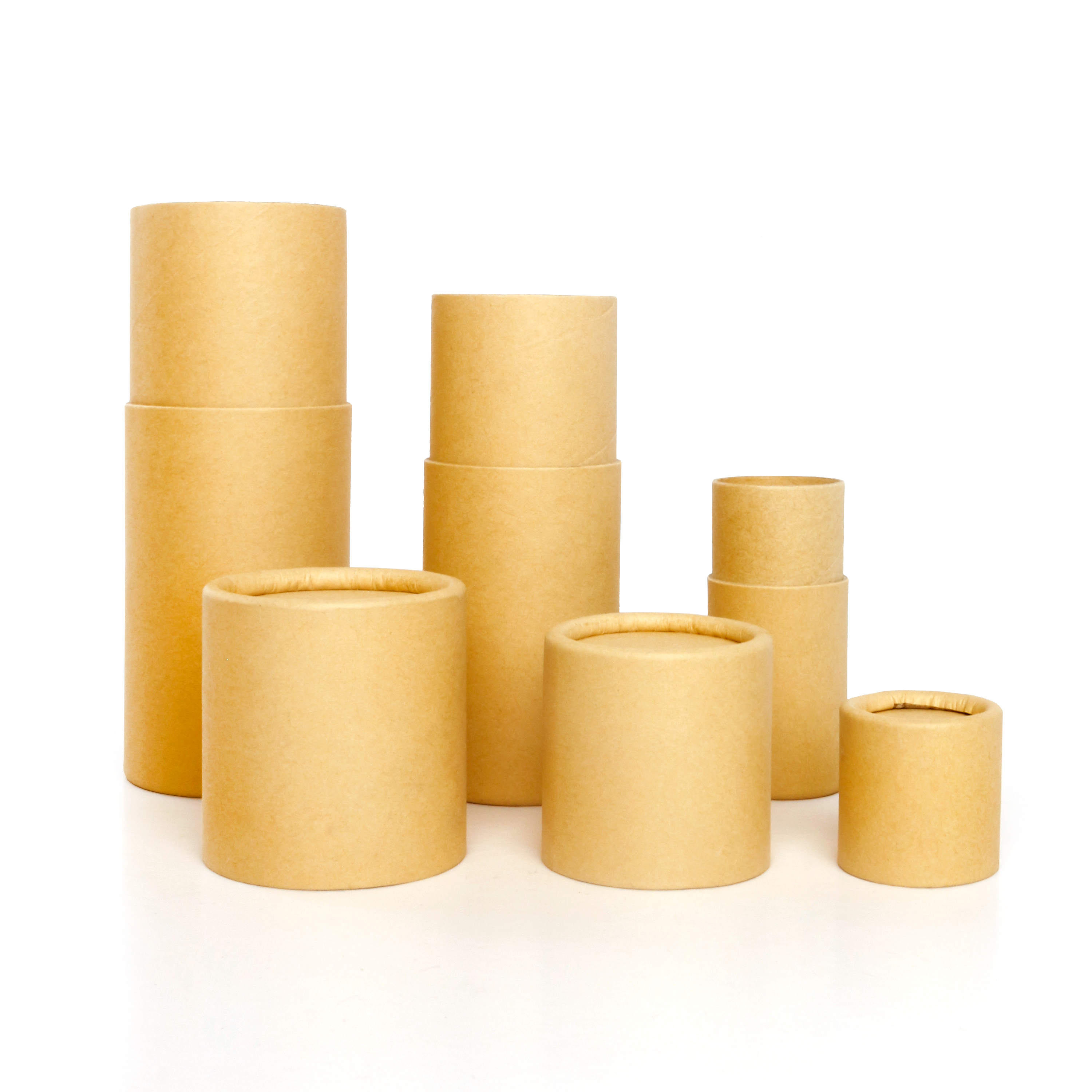 Eco-friendly kraft paper tube packaging