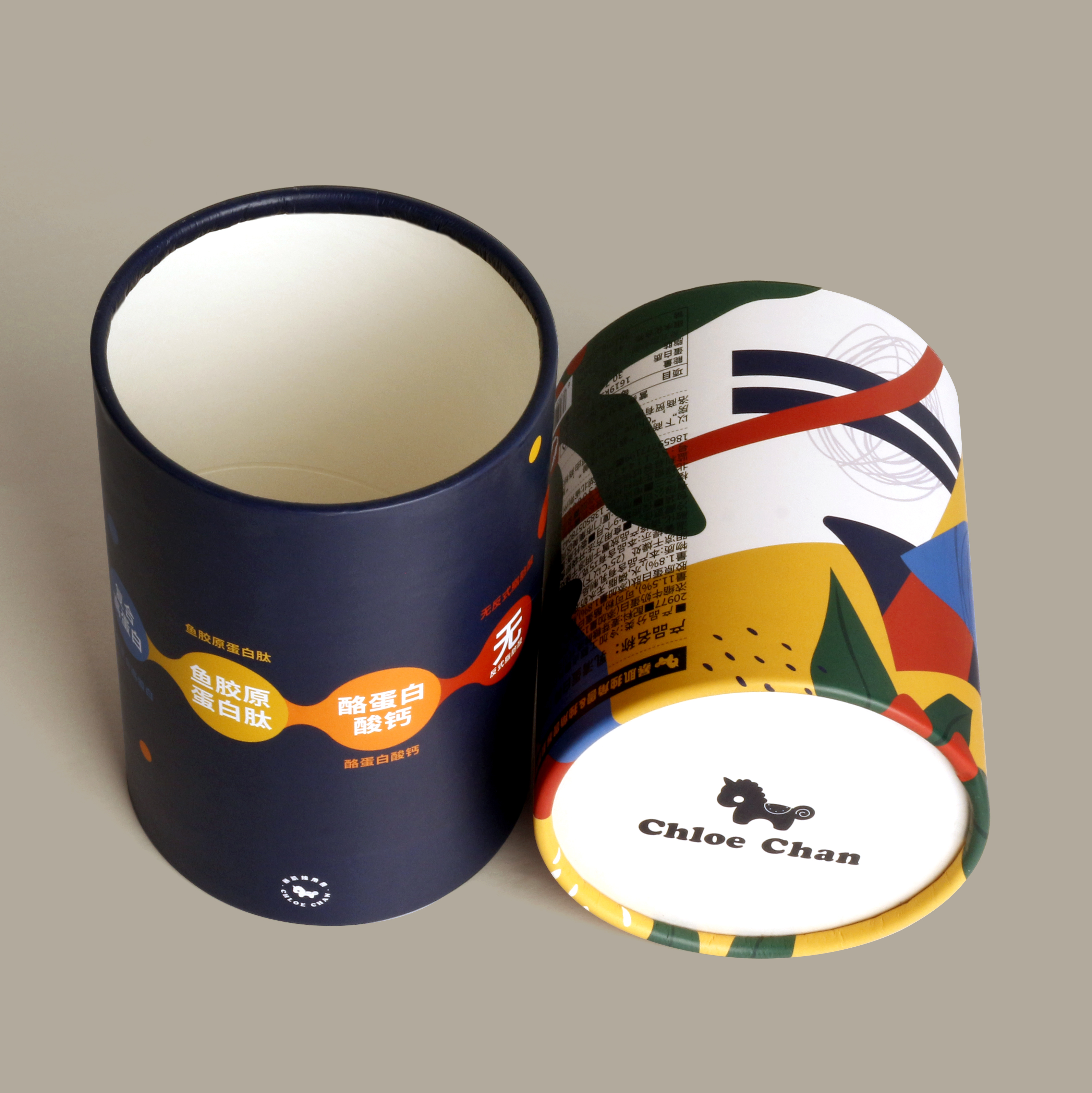 Custom paper tube packaging for branding and product protection