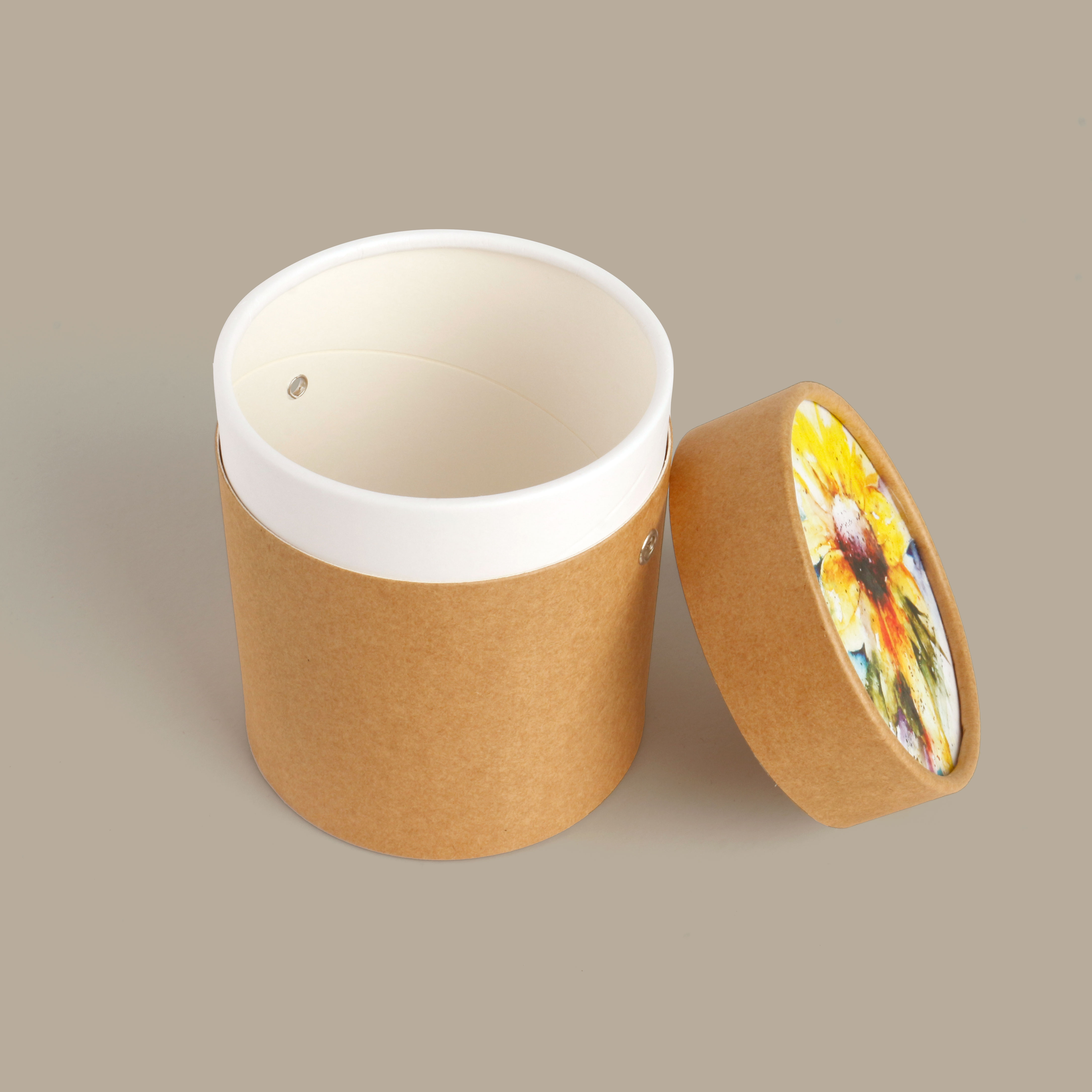 blank paper tubes in standard sizes used for low minimum first orders