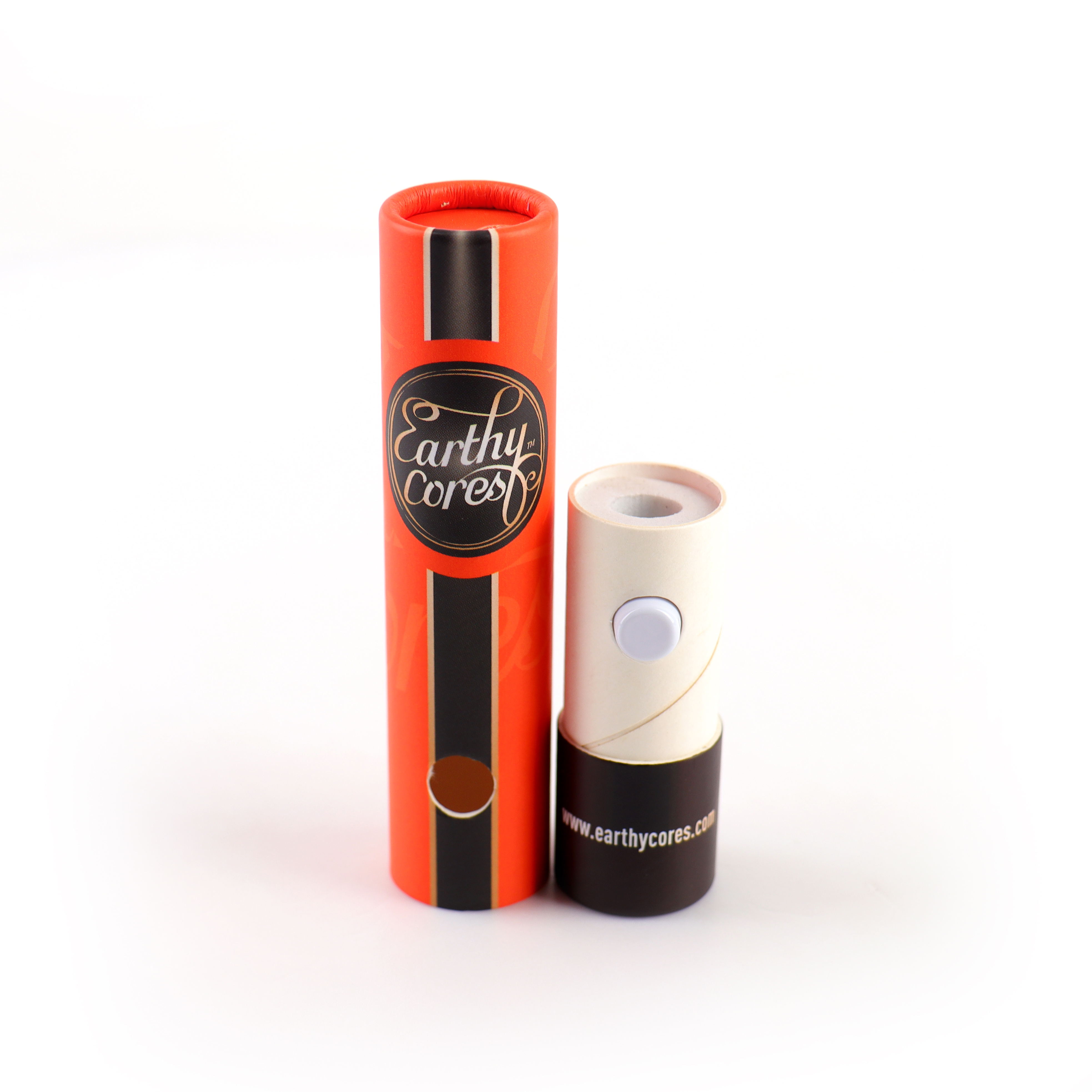 paper tube packaging for whisky bottles with tin-plate lids and tamper features