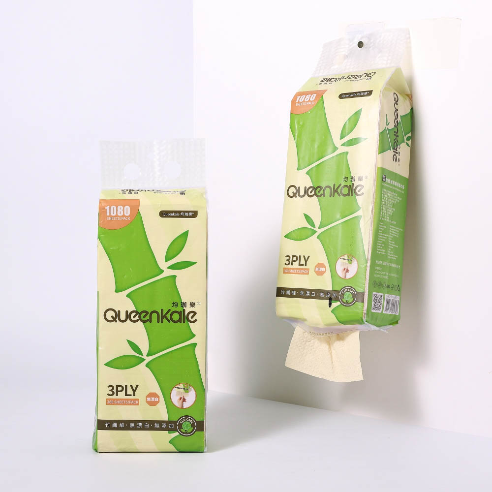 QueenKale Pure Bamboo Bottom Draw Tissue