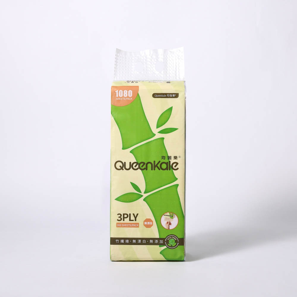 QueenKale Pure Bamboo Bottom Draw Tissue