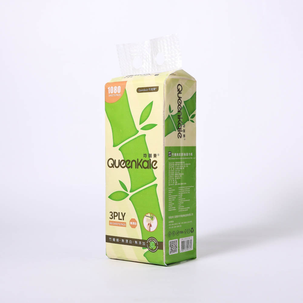 QueenKale Pure Bamboo Bottom Draw Tissue