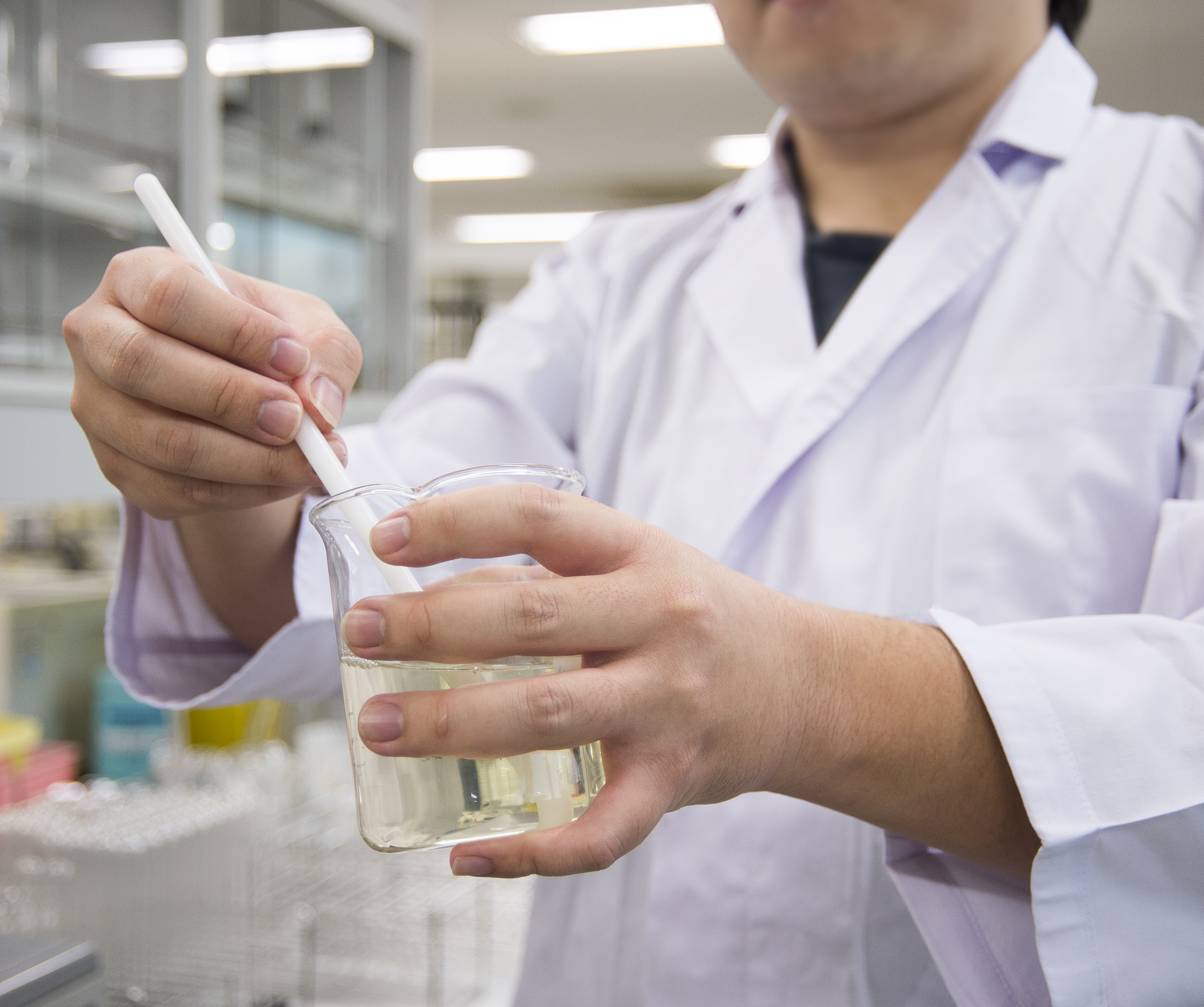 Laboratory testing at Waseda Biotechnology