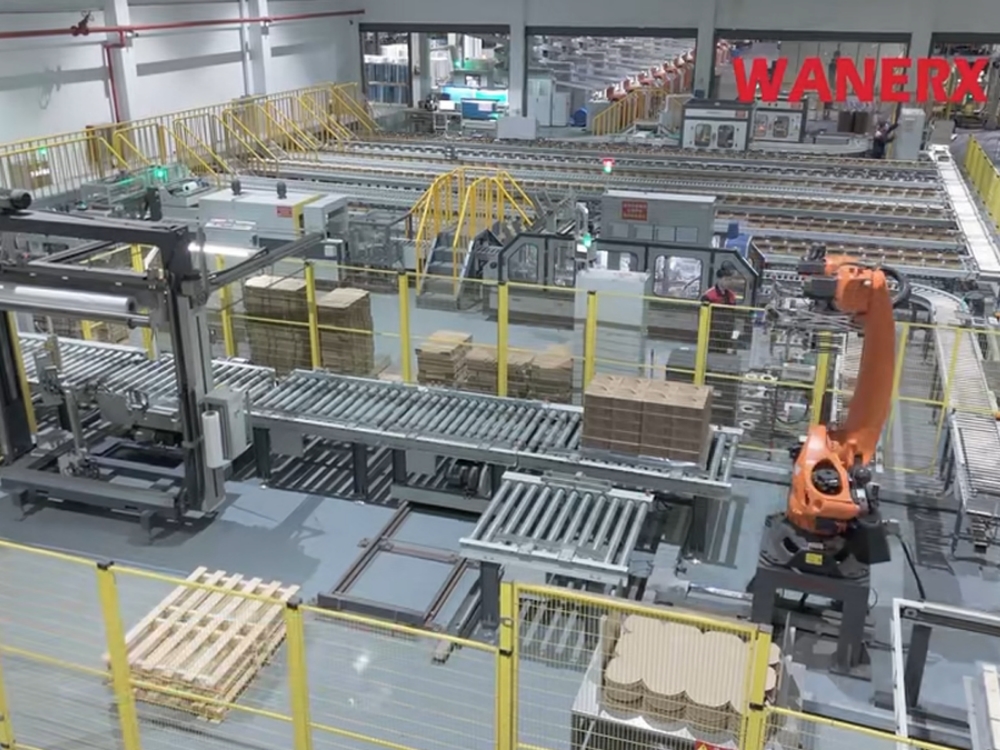 Fully Automatic Welding Wire Packaging Line Shanghai Atlantic Customer Site