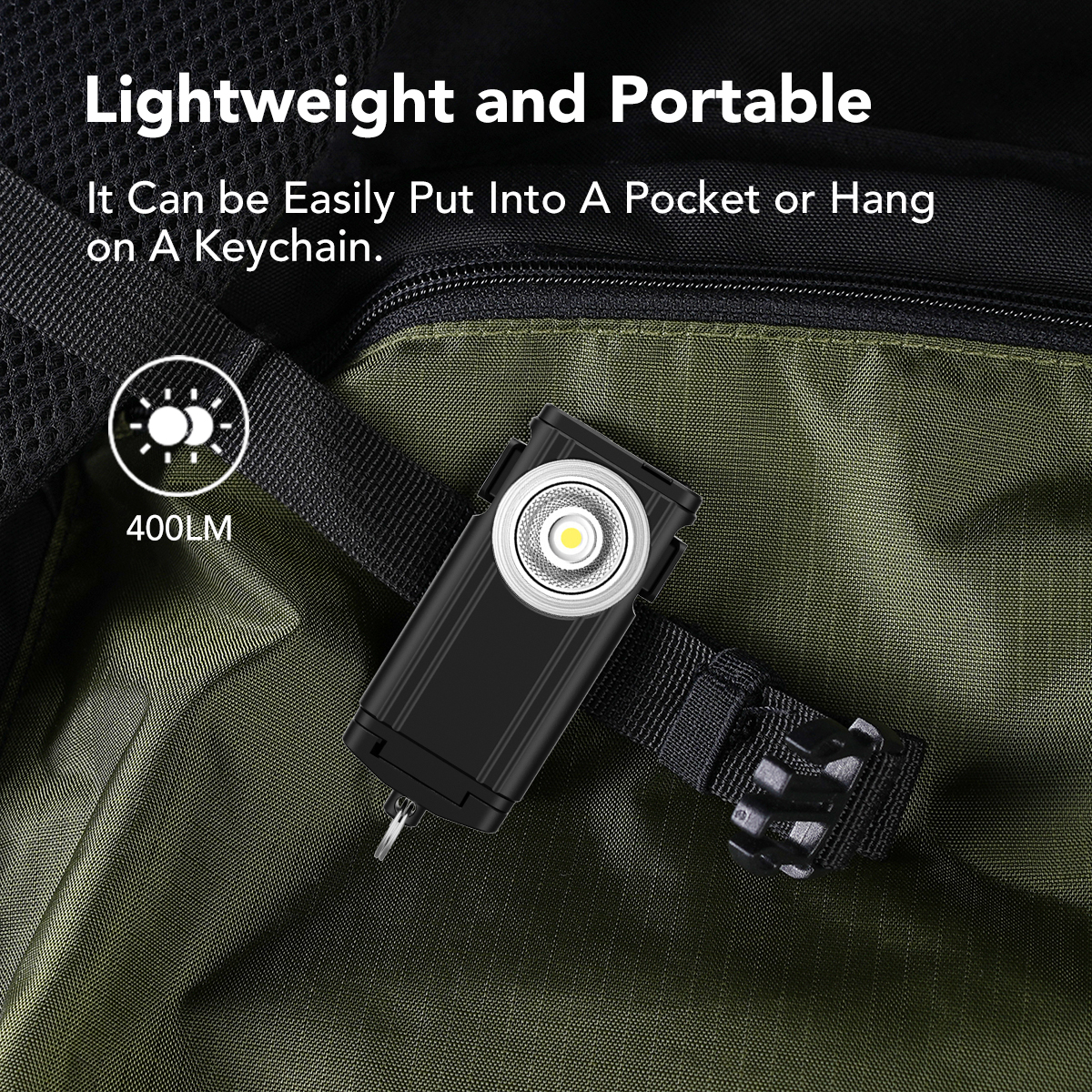 G8 Rechargeable keychain pocket OSRAM P8 LED portable light