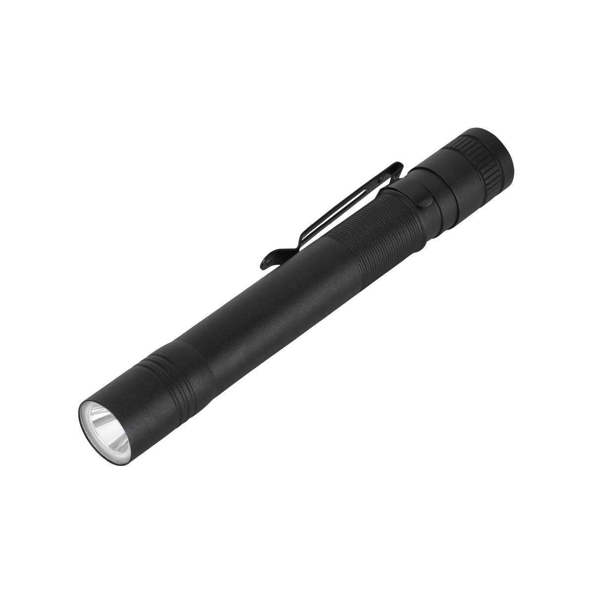 2AA MINI PEN FLASHLIGHT - CLIP-ON 160LM POCKET EDC 2AA BATTERY ALUMINUM WATERPROOF LIGHT