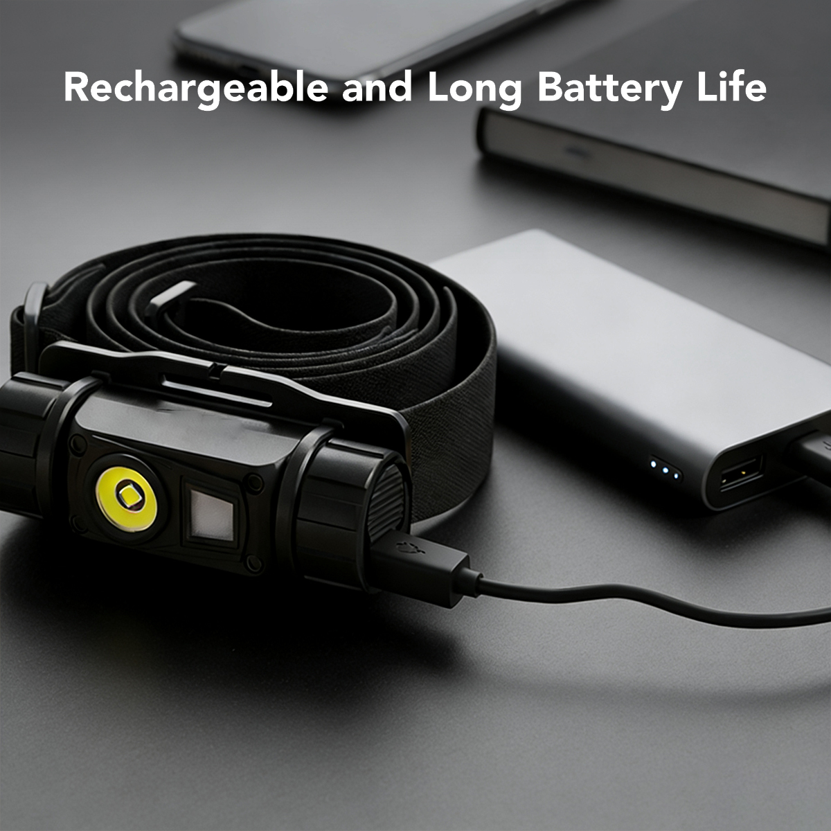 Premium Headlamp Supplier: SHENGQI LIGHTING's HL1 1200LM IP68 Hiking Torch