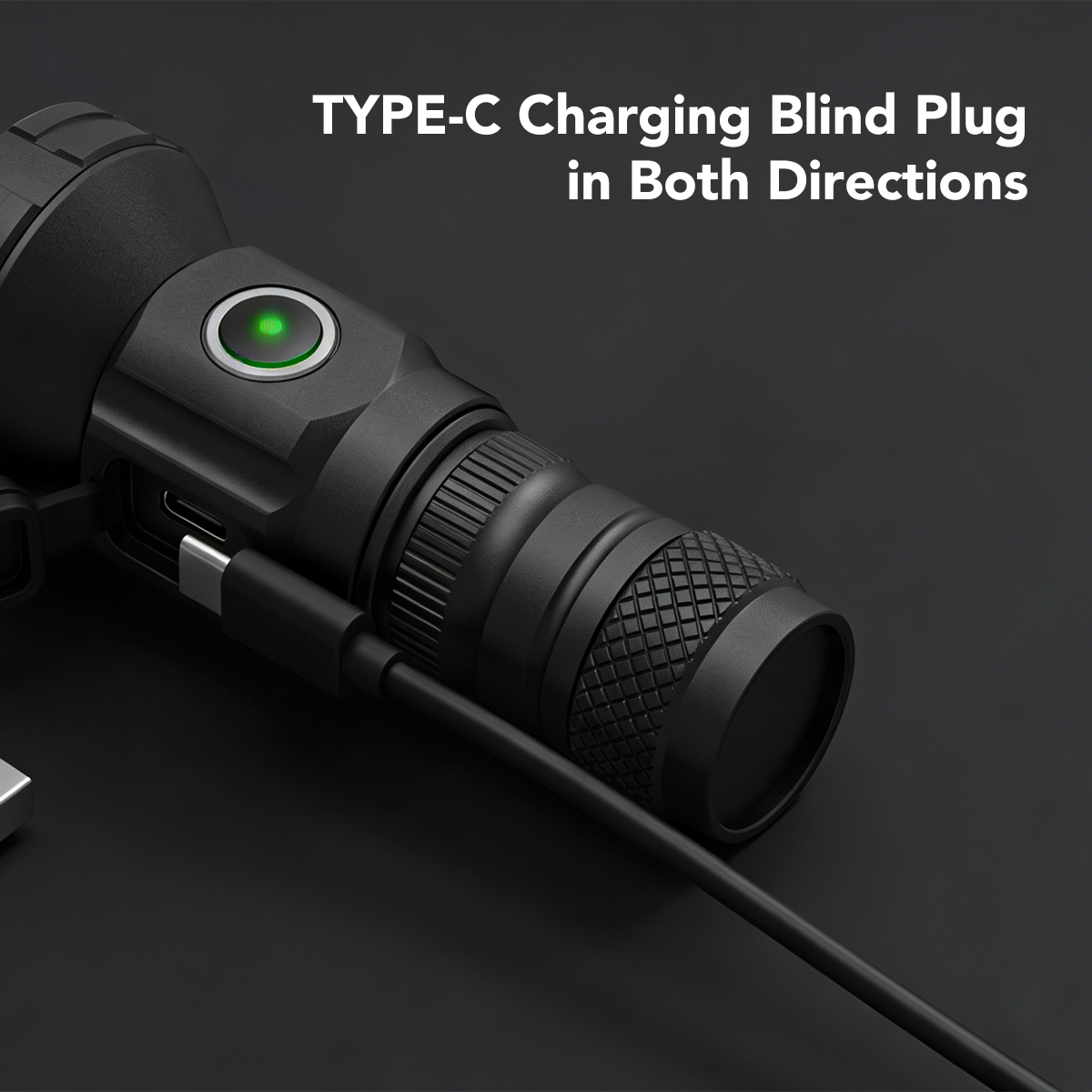 Smooth telescopic focus mechanism on the JF183 18350 camping outdoor light