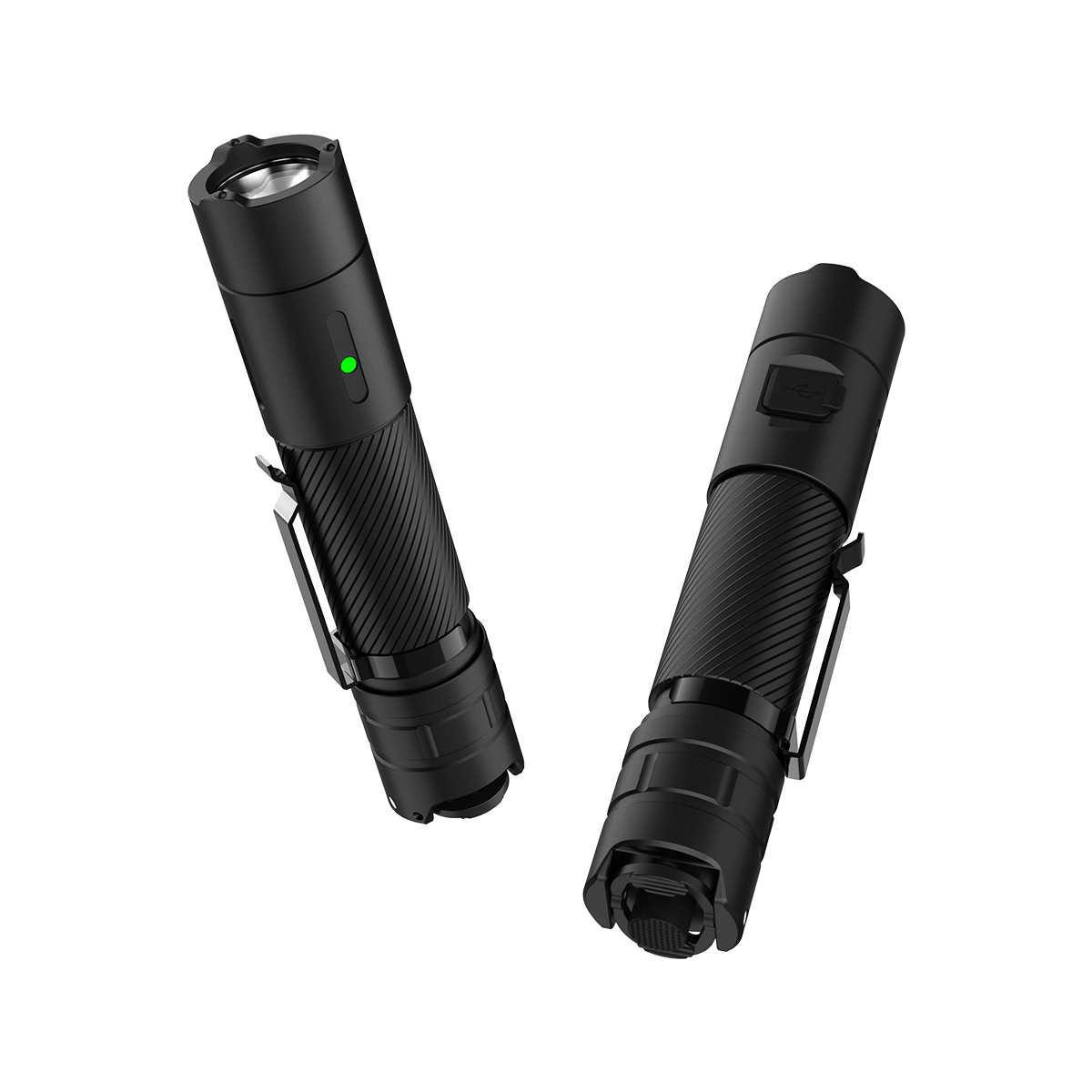 T19 1200LM TACTICAL FLASHLIGHT - IP67 WATERPROOF 18650 RECHARGEABLE LUMINUS SFT-25R LED