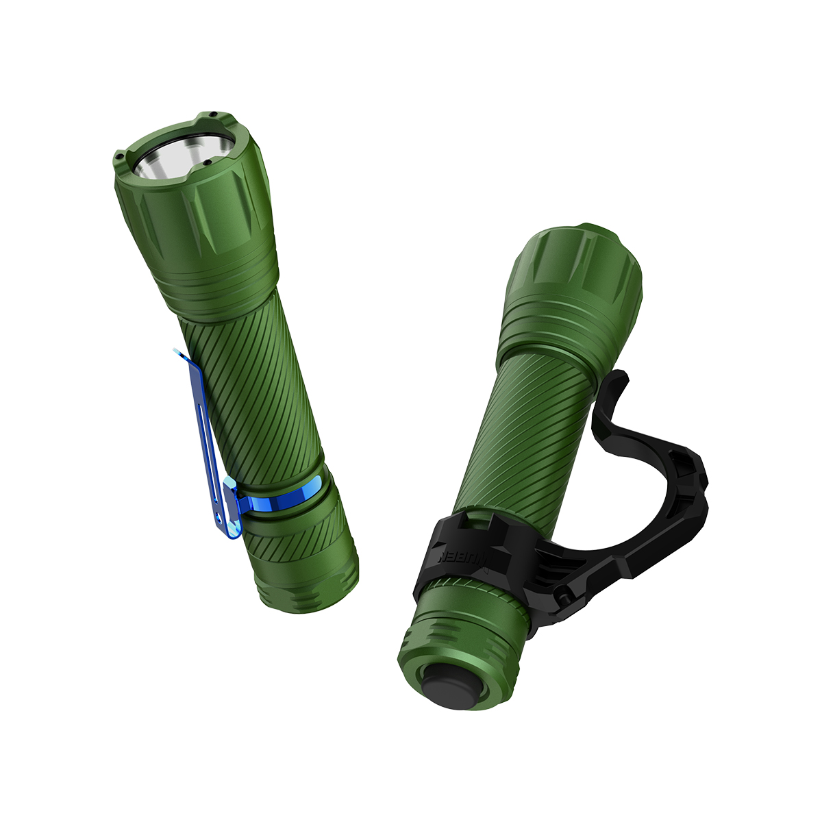 T4 1300LM TACTICAL FLASHLIGHT- RECHARGEABLE WATERPROOF IP68 457M LONG RANGE TORCH