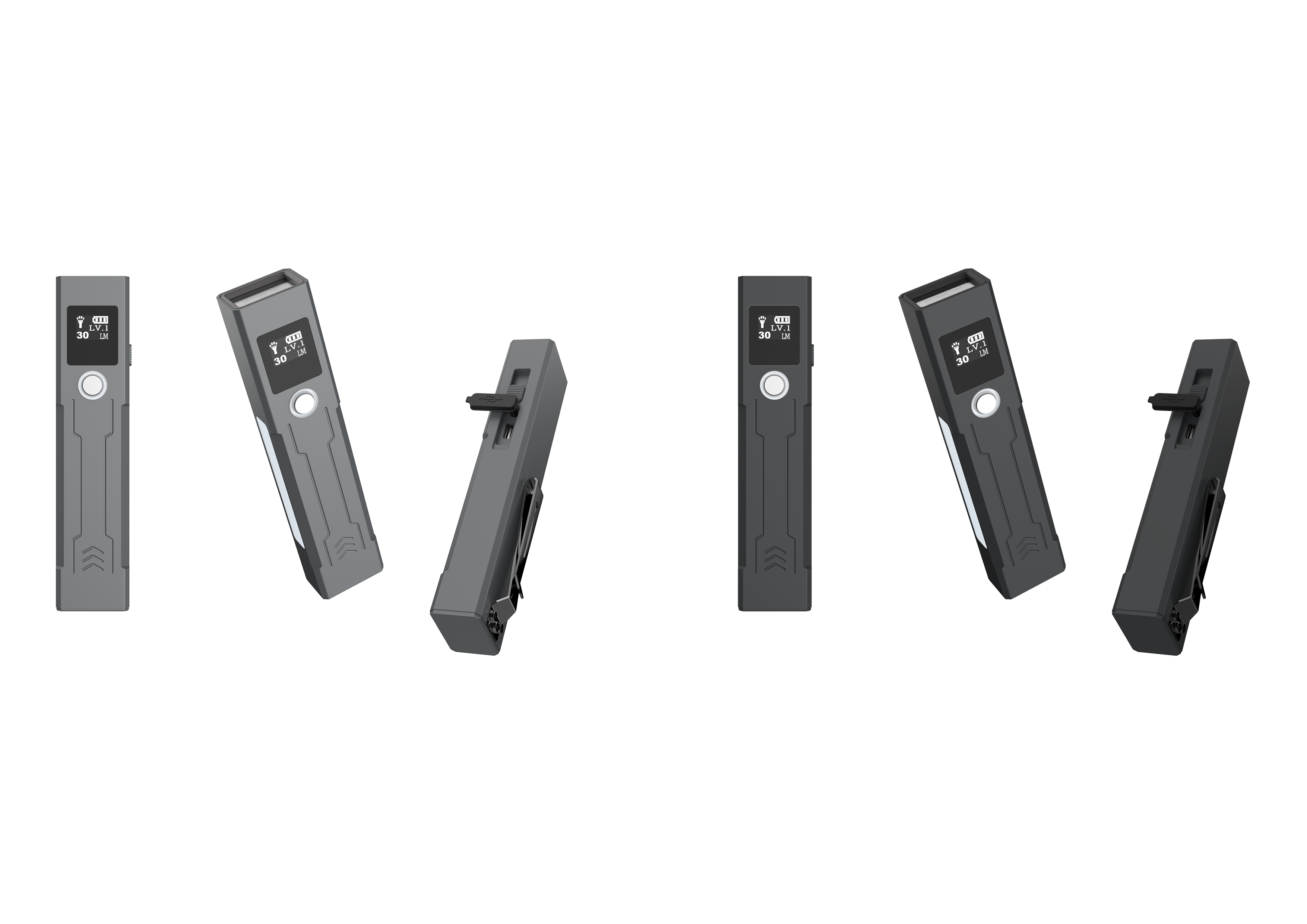 Y1 flat EDC flashlight utilizing its heavy-duty tail magnet attached to a metal surface for hands-free work