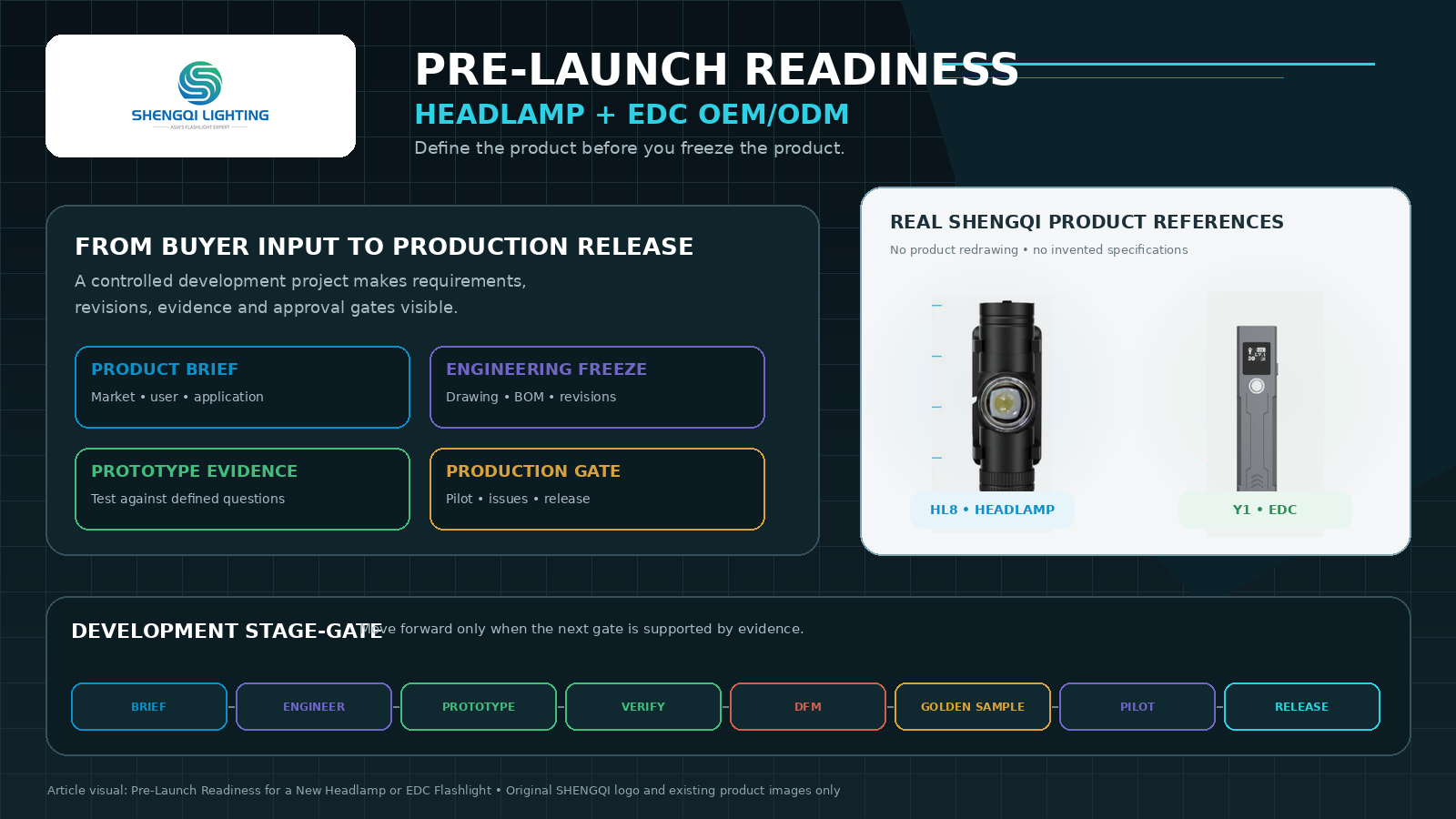Pre-Launch Readiness for a New Headlamp or EDC Flashlight