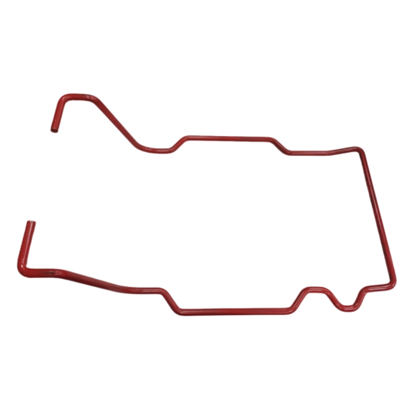 Red-coated wire-formed part for automotive/industrial use