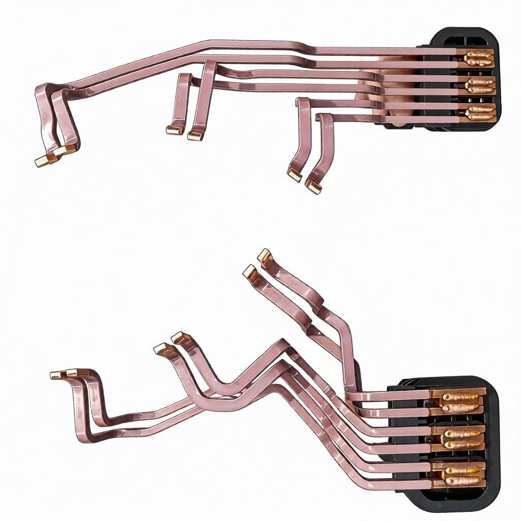 Copper busbar connectors
