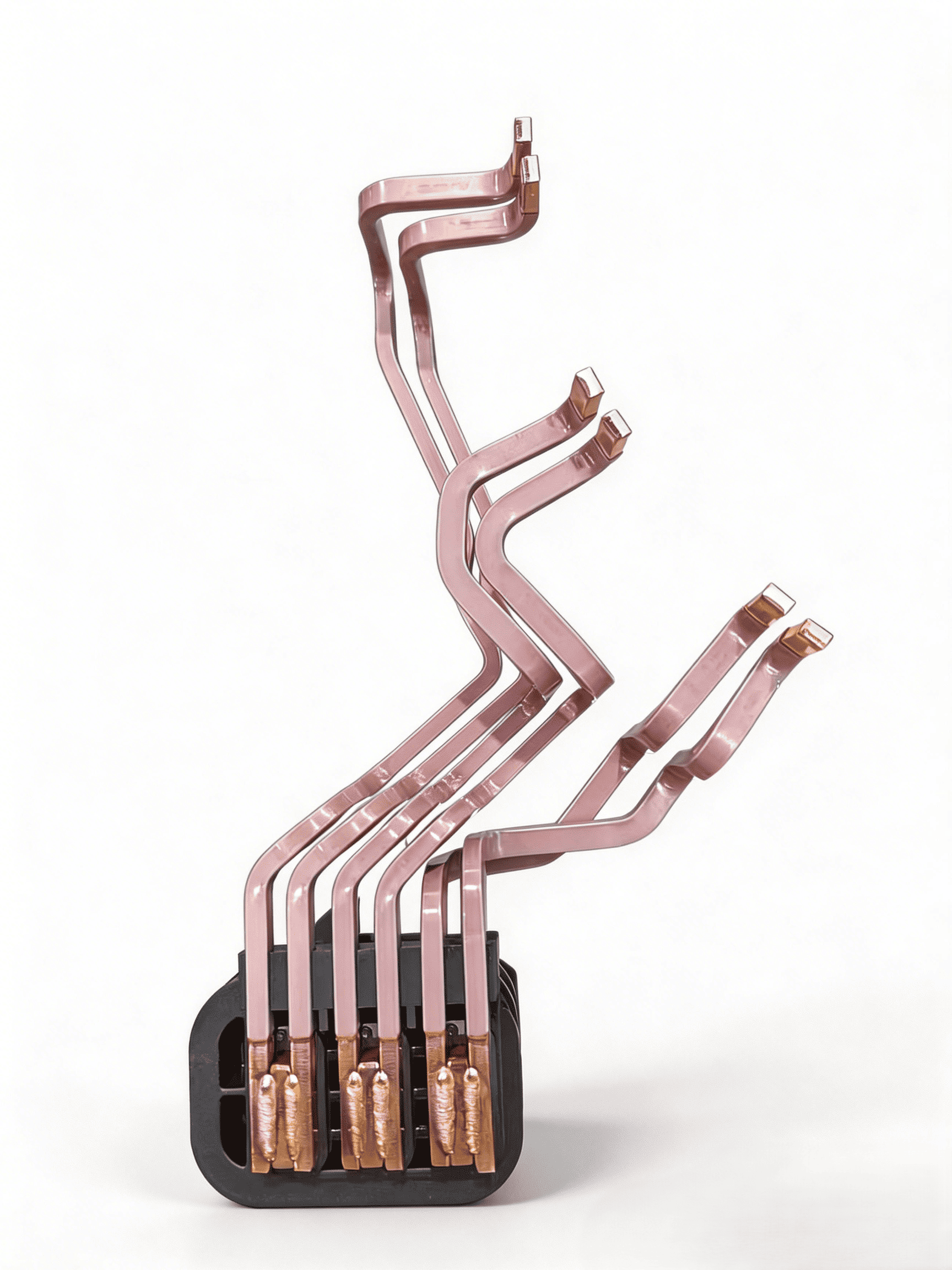 Integrated copper busbars