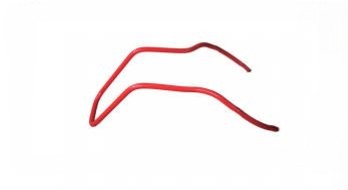 Red-coated wire support parts