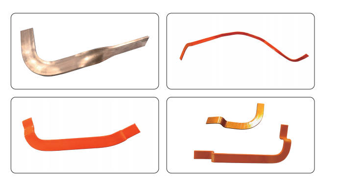 Bent copper bar connectors