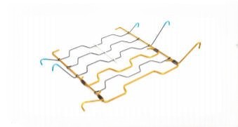Two-tone car seat spring assembly