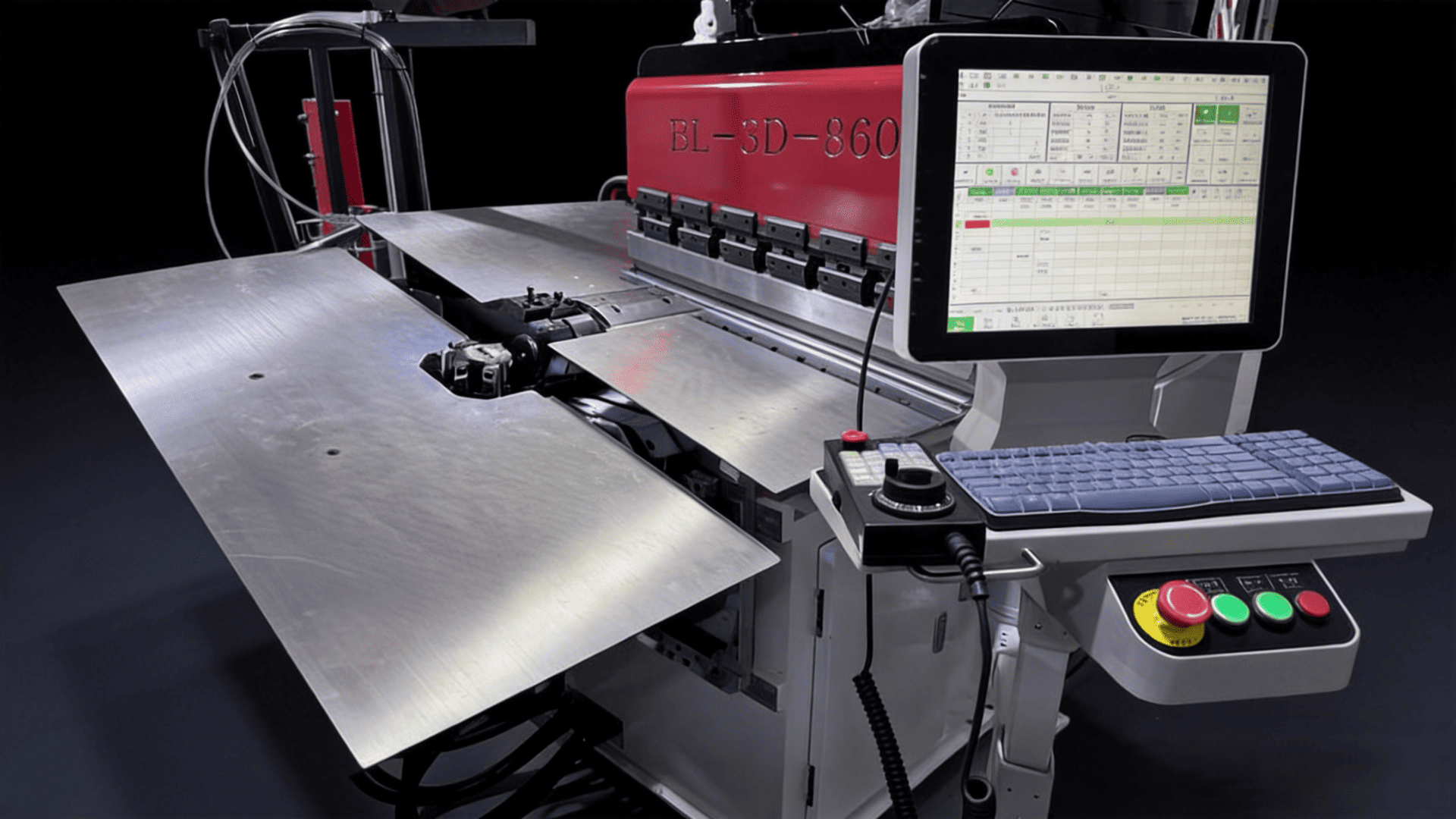 BL-3D-8600 8-Axis Flat Wire Rotary Bending Machine