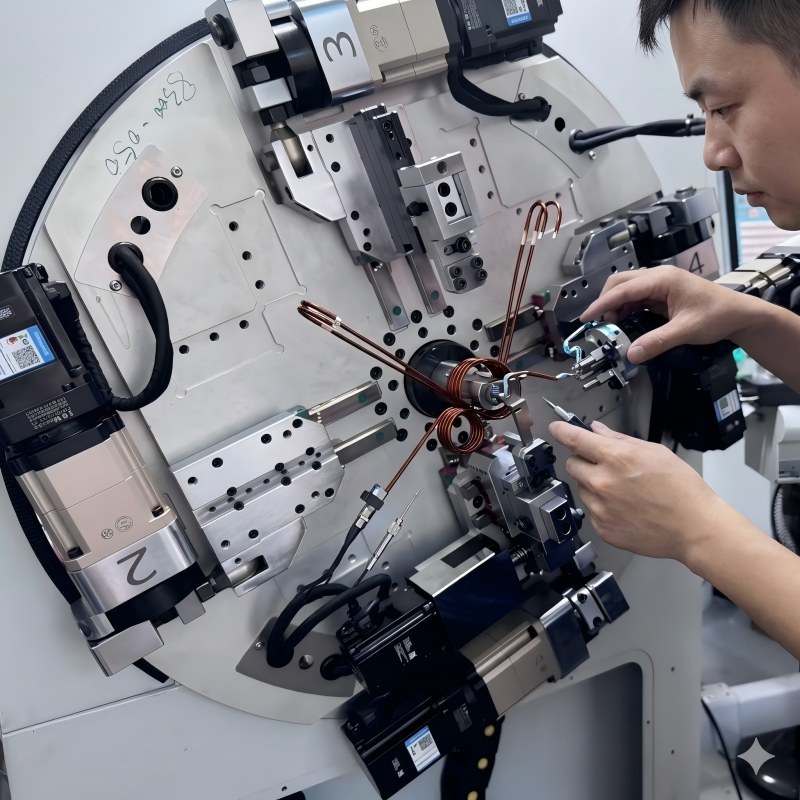 Enamel Wire Bending Machine