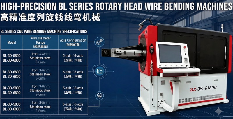 BELAN 3D Rotary Wire Bending Machine