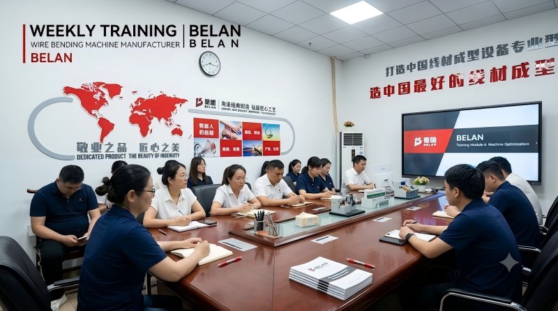 Weekly Training | Wire Bending Machine Manufacturer | BELAN