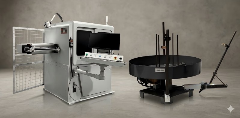 small rotary‑head wire bending machine