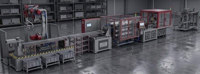 Automatic Aluminum Bar Straightening Machine Solution for New Energy EV