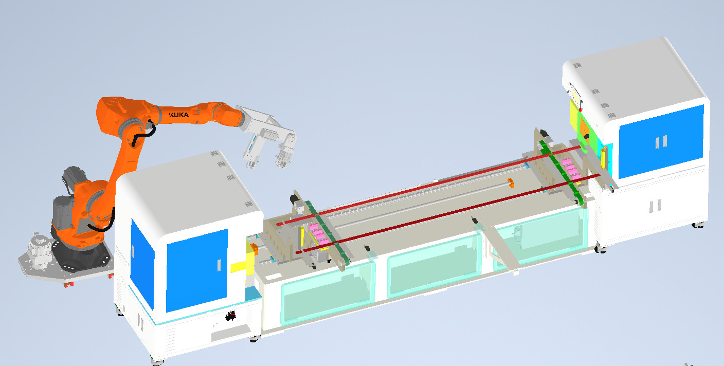 Robotic transfer to stripping station