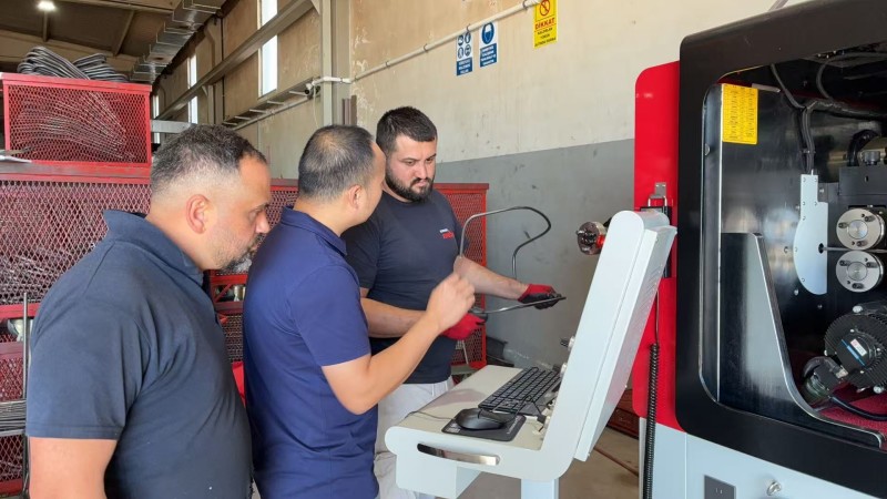 Wire Bending Machine Training in Turkey