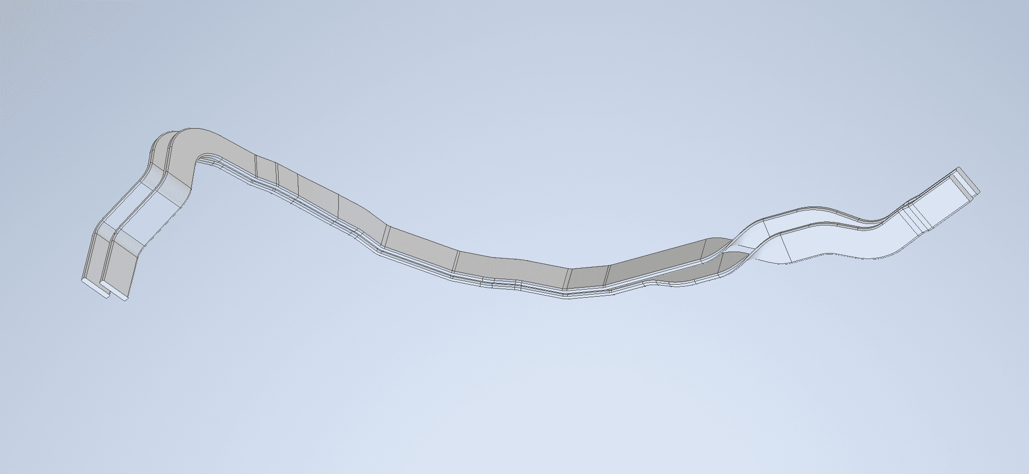 Formed copper and aluminum busbar product