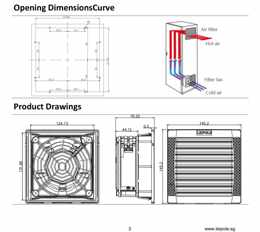 FKL5522 dimension drawing