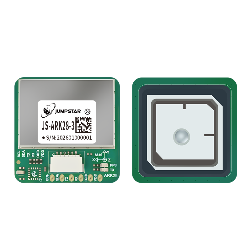 JS-ARK28-3 L1+L5 RTK positioning module with integrated antenna and magnetometer for UAV flight control