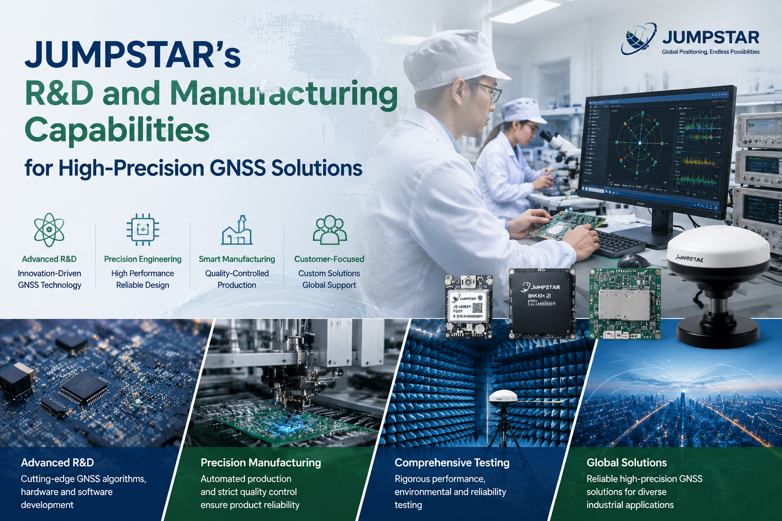 JUMPSTAR's R&D and Manufacturing Capabilities for High-Precision GNSS Solutions