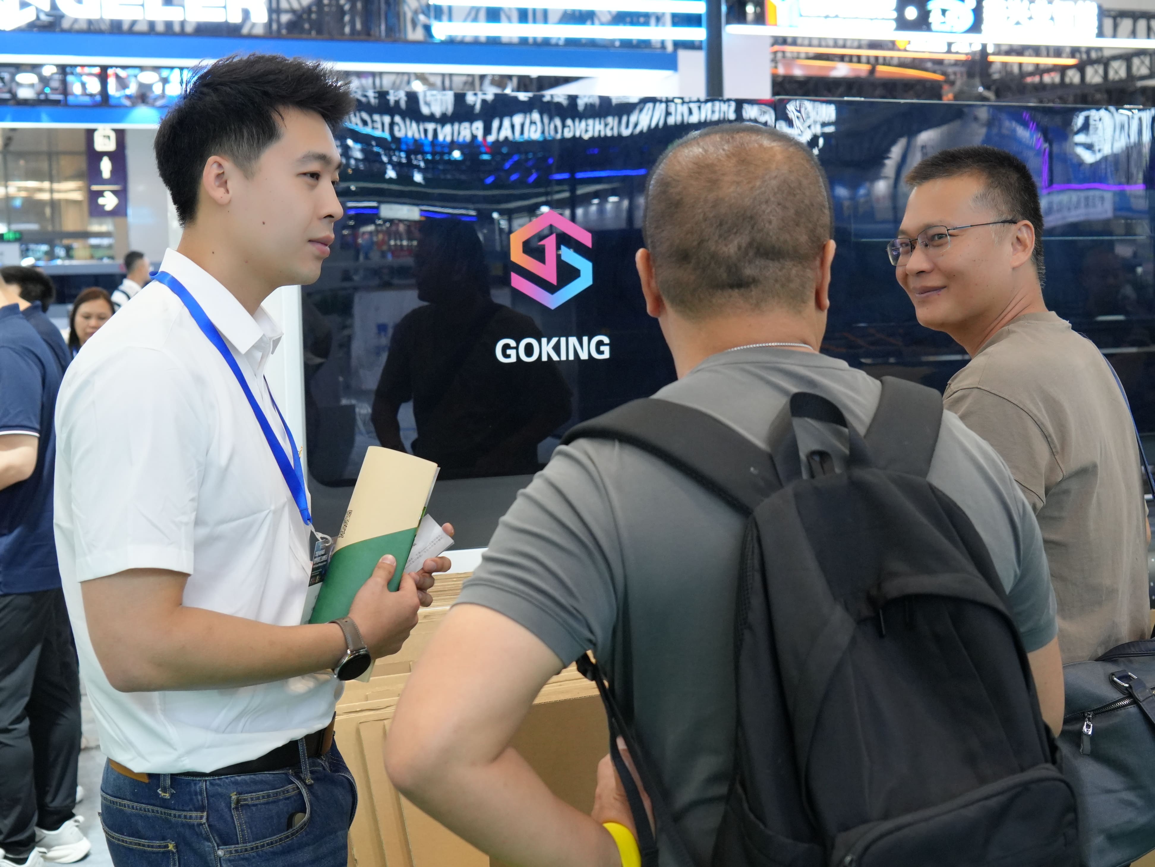 Goking Digital Printing Machine at Exhibition