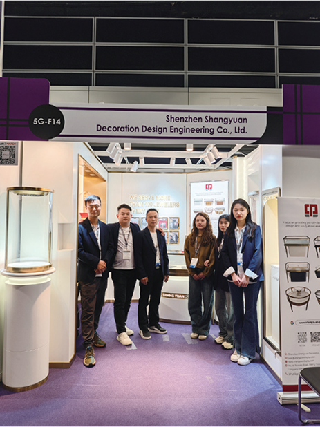 Shangyuan team at the Hong Kong Jewellery Show