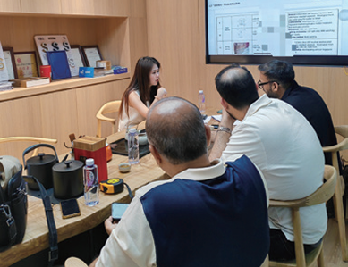 Industry meeting and presentation session