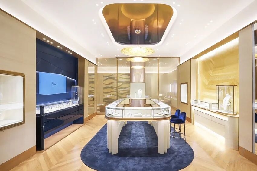Elevate Your Retail Brand with Modern High-End Jewelry Store Interior Design