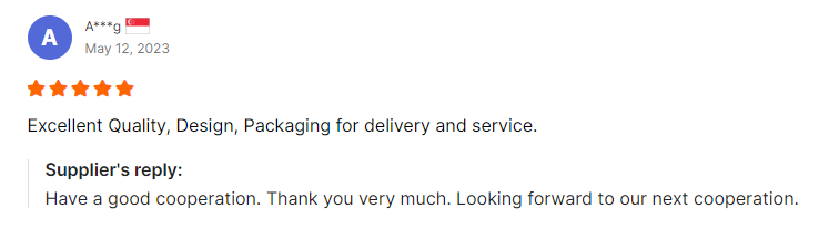 Excellent Quality, Design, Packaging for delivery and service.