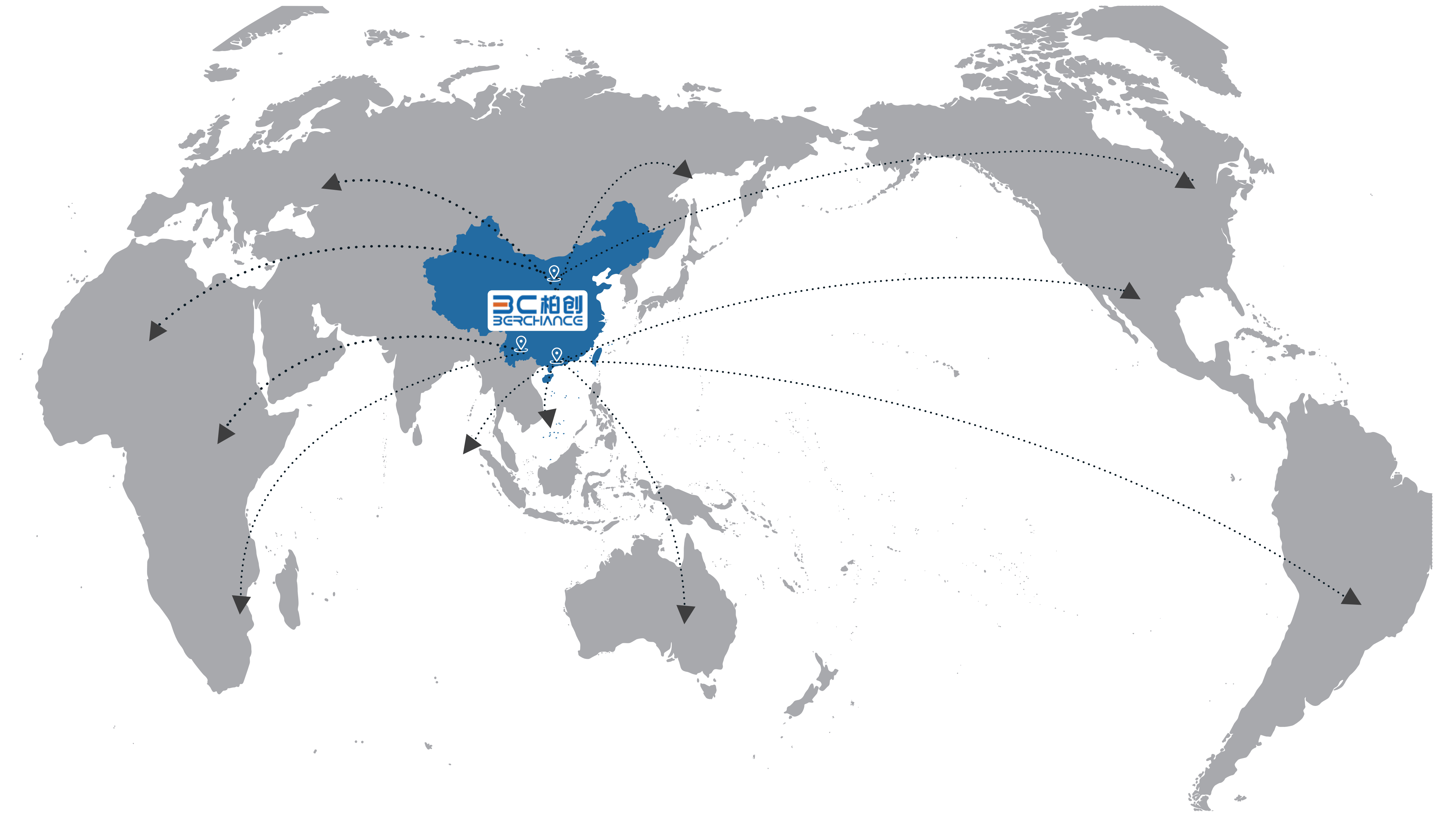 Global network map