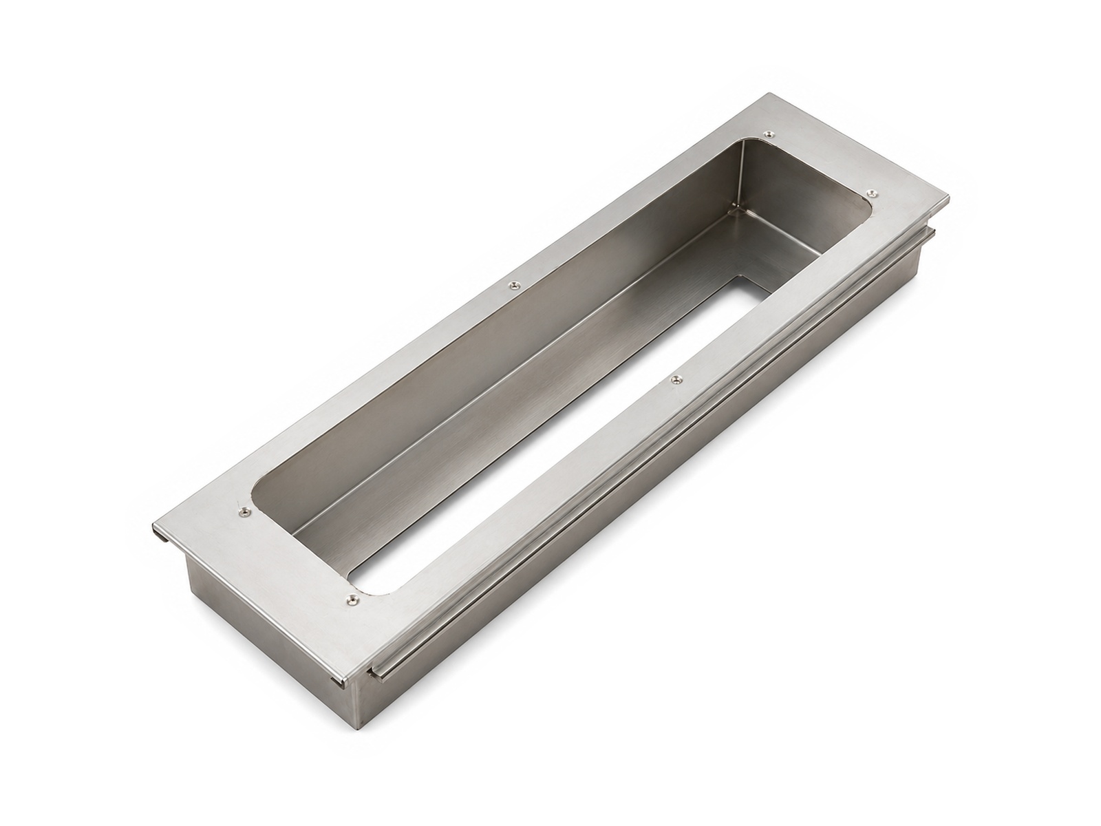 Custom Recessed Stainless Steel Tray