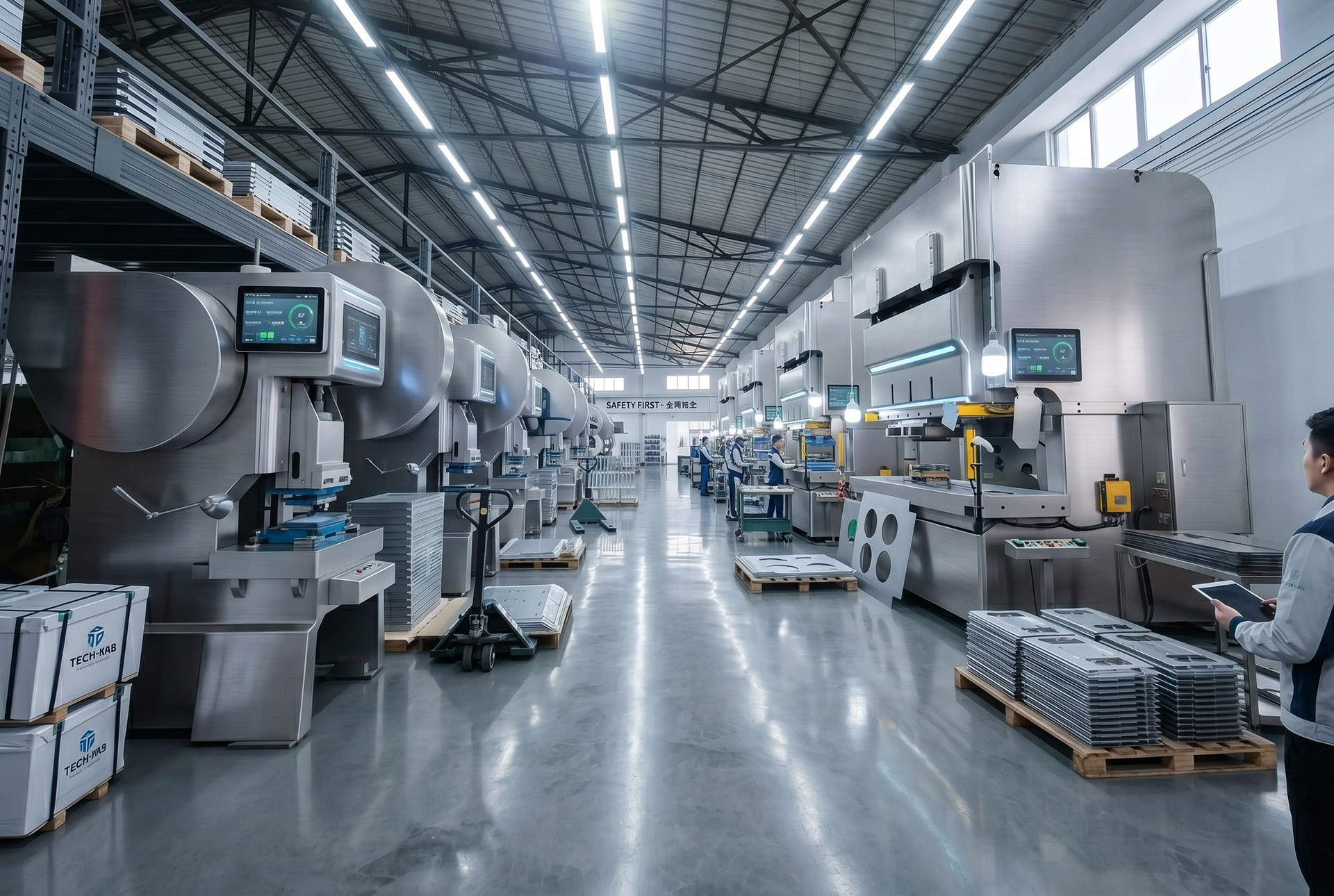 Precision Stamping Factory Background