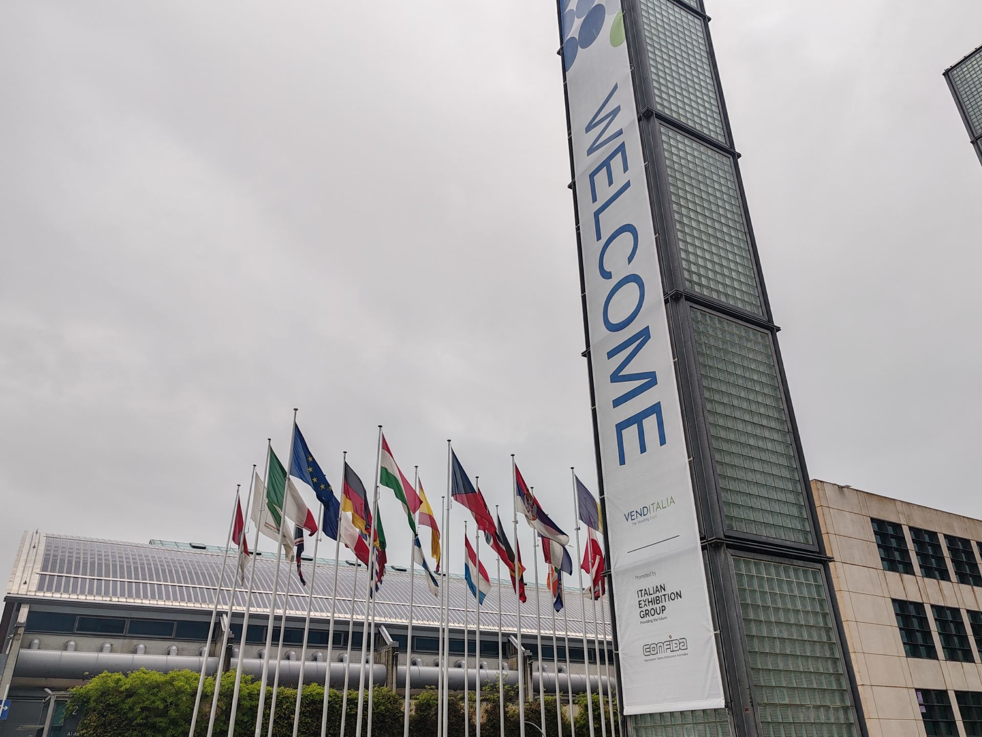Smart vending technology showcased at an international trade exhibition